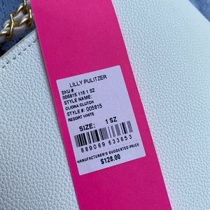Lilly Pulitzer White Crossover/Clutch